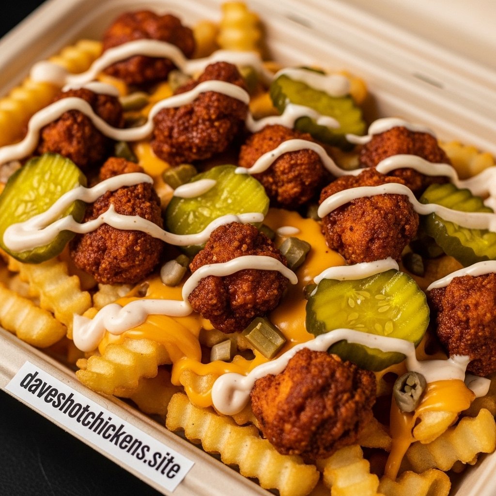 Regular Top Loaded Fries A Flavor-Packed Treat from Dave’s Hot Chicken