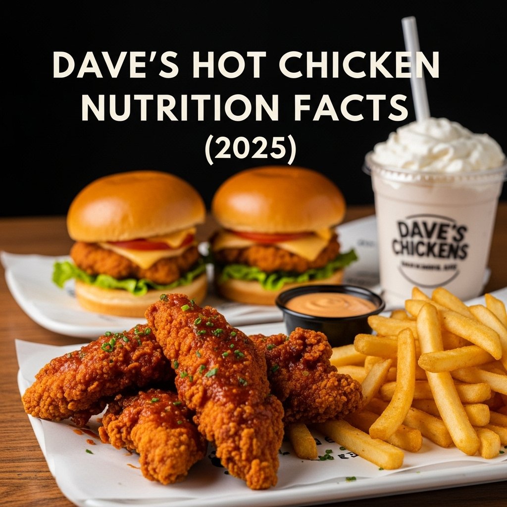 Dave’s Hot Chicken Nutrition Menu (2025): Calories, Combos & Smart Choices