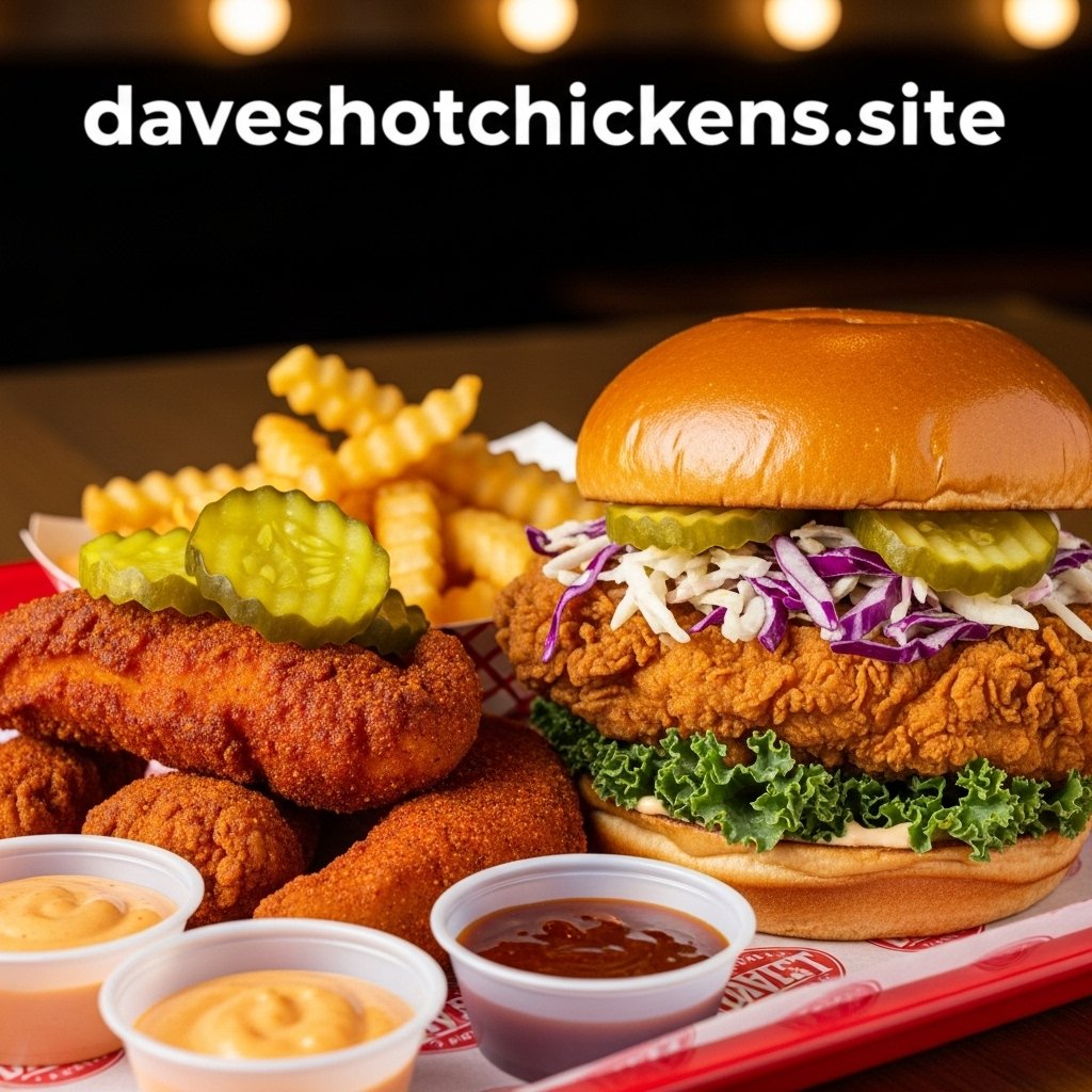 Dave's Hot chicken sandwich